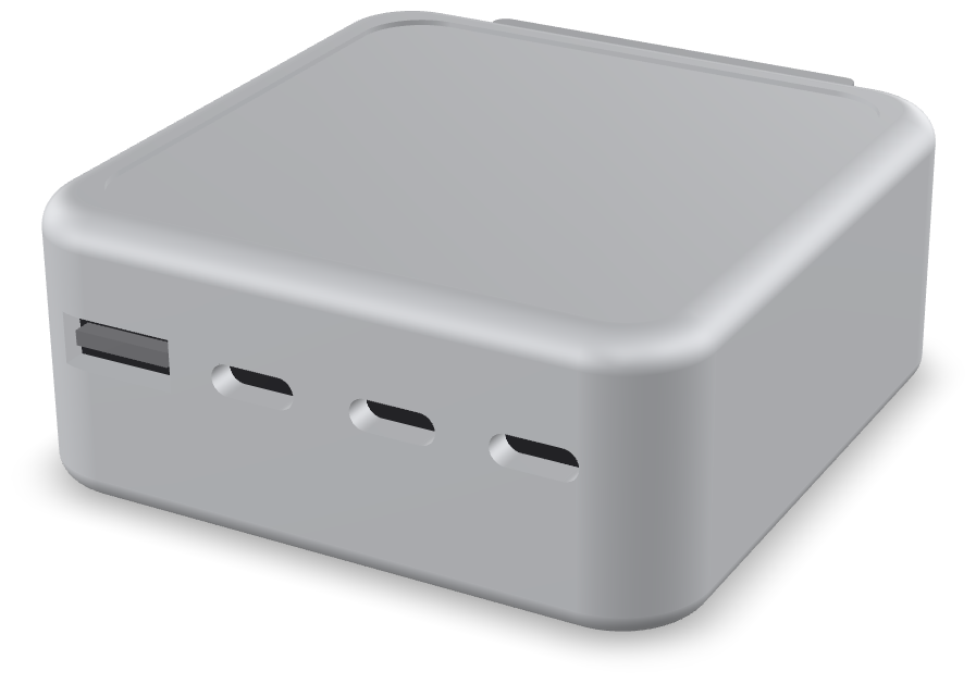 100 W GaN USB-C power adapter